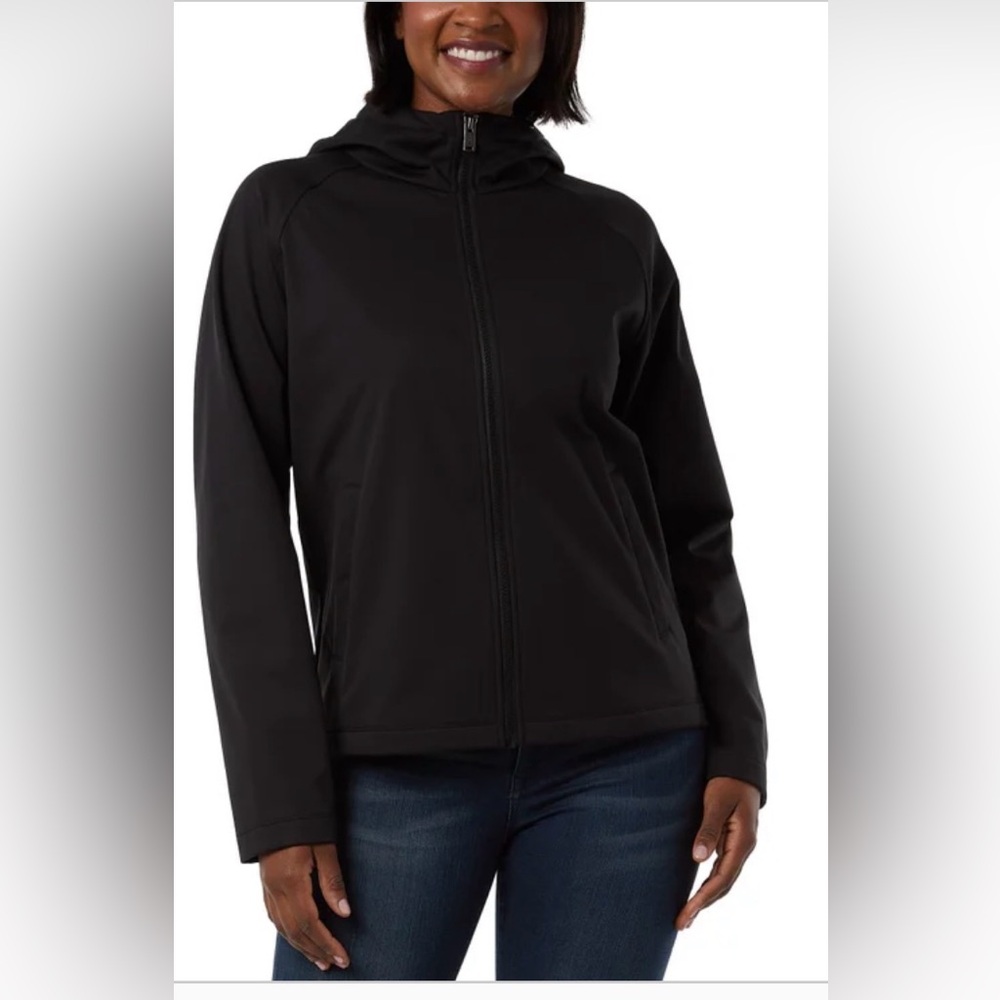 NWT 32 Degrees Women's Black Soft Shell Jacket size M